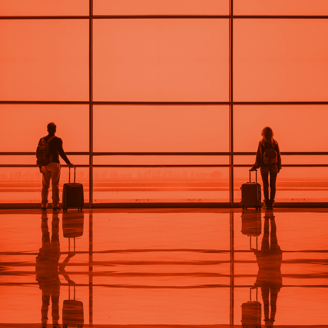 Social distancing rules at the SJU Airport